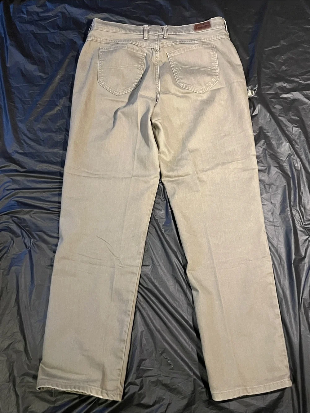 Lee Mens Straight Leg Jeans Grey Tint Medium Wash 12M